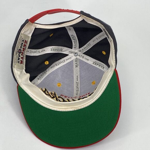 Vancouver Canucks Gray Snapback Hat Red Bill Embroidered Spell Out Zephyr (H13) - Picture 8 of 10